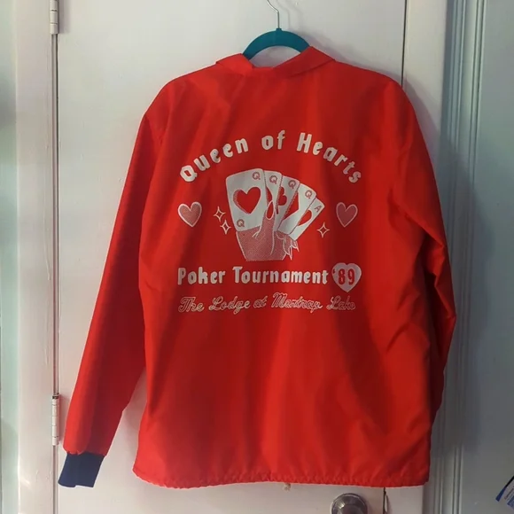 EUC Tuesday Bassen/ Tuesday of California sz L Queen of Hearts Jacket - Picture 4 of 9